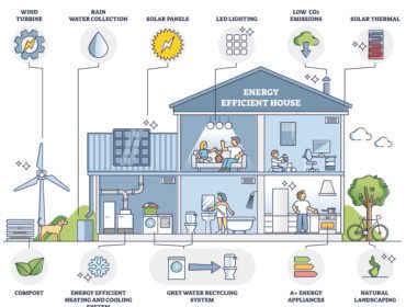 Energy Efficient Homes Diagram