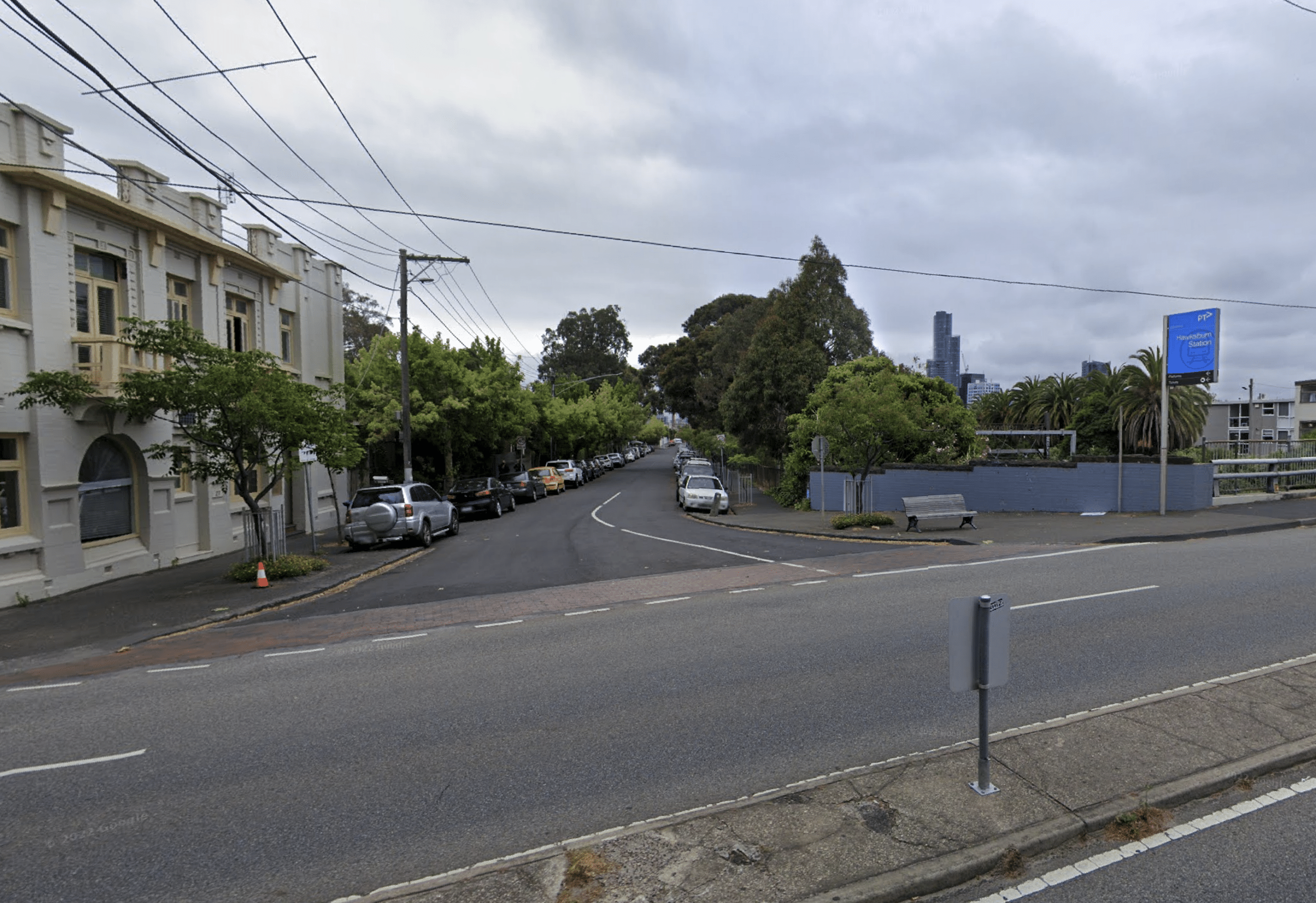 Hawksburn train station williams road